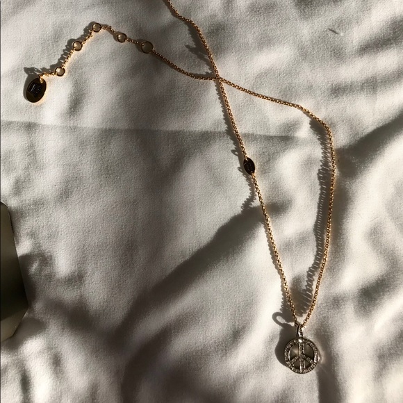 Juicy Couture Jewelry - Juicy Couture Reversible Peace Necklace